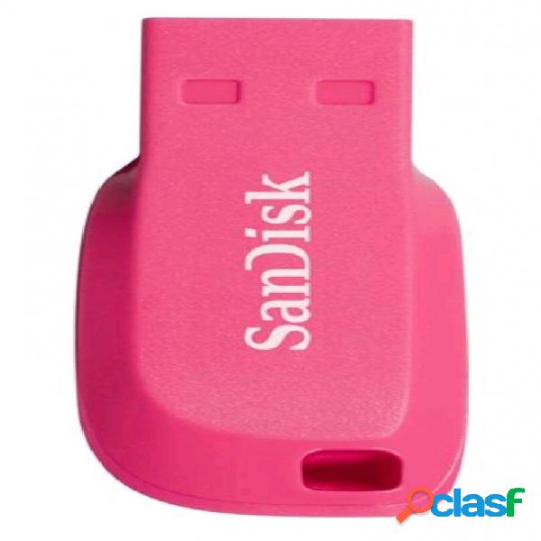 Memoria USB SanDisk Cruzer Blade, 8GB, USB 2.0, Rosa
