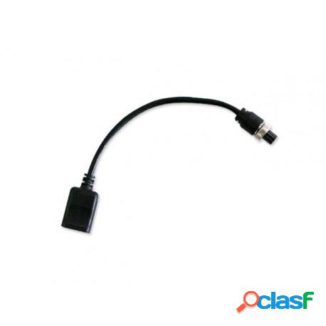 Meriva Technology Adaptador 6 Pines a RJ-45, Negro, para DVR