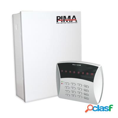 PIMA Kit de Alarma de 6 Zonas y Teclado LED 6 Zonas,