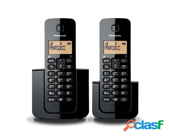 Panasonic Teléfono KX-TGB112MEB DECT, Inalámbrico, Negro