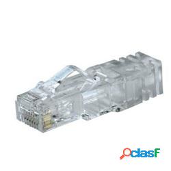 Panduit Conector RJ-45 para Cable Cat6a UTP, Transparente,