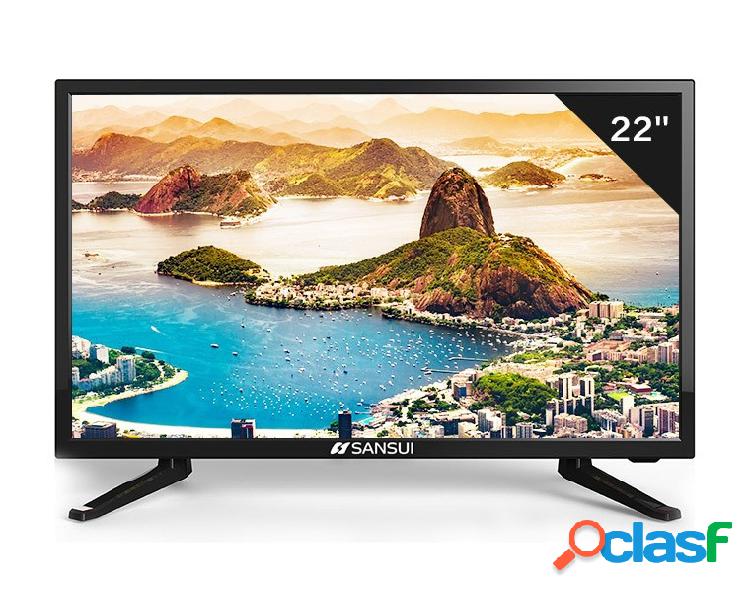 Sansui TV LED SMX2219 22", Full HD, Widescreen, Negro
