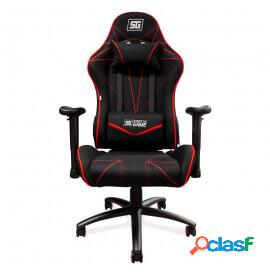 Vorago Silla Gamer CGC500, 120kg, Negro/Rojo