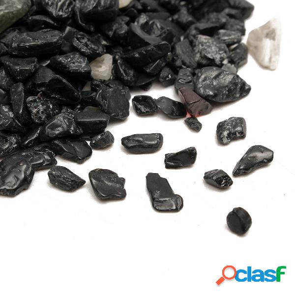 100g DIY cristal natural de turmalina negro piedra áspera