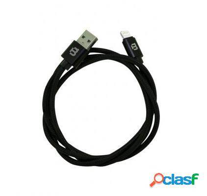 Blackpcs Cable de Carga Lightning Macho - USB A Macho, 1