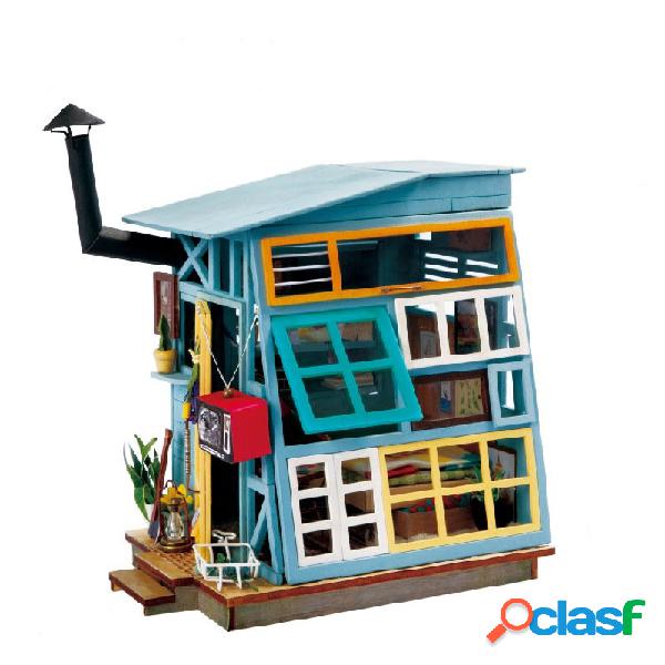 Casa de muñecas DIY miniatura vendimia casa de muñecas de