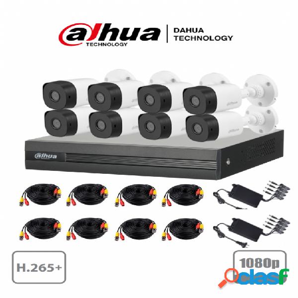 Dahua Kit de Vigilancia Cooper XVR1B08KIT de 8 Cámaras CCTV