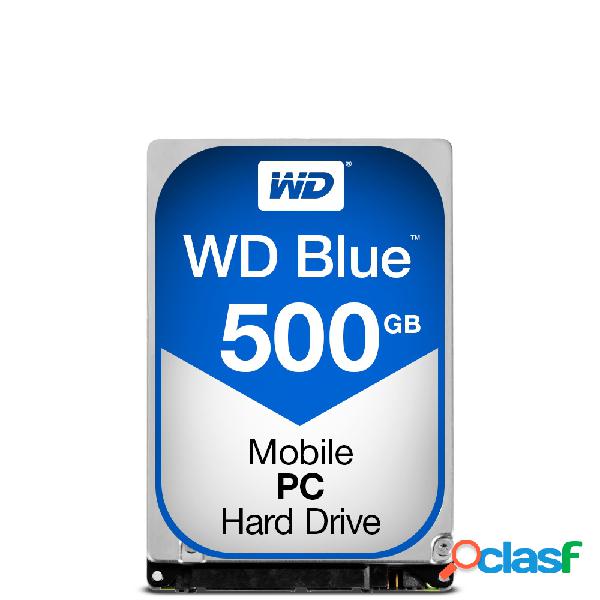 Disco Duro para Laptop Western Digital WD Blue 2.5'', 500GB,