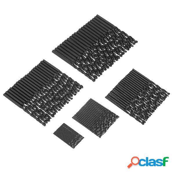 Drillpro 100 piezas 1/2/3/4/5 mm juego de brocas giratorias