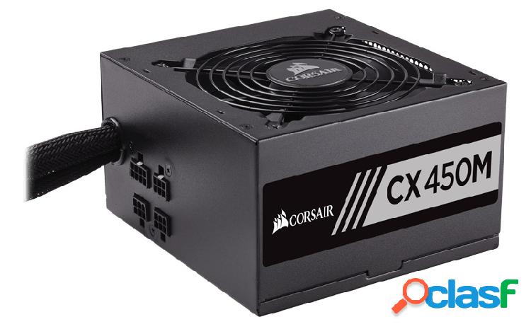 Fuente de Poder Corsair CX450M 80 PLUS Bronze, 20+4 pin ATX,