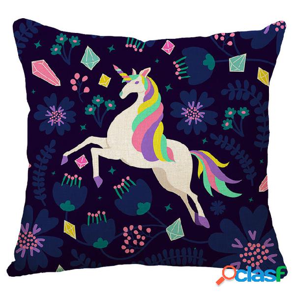Honana 45x45 cm decoración del hogar dibujos animados