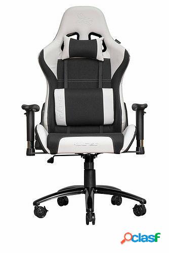 Kultec Silla Gamer X2, hasta 120Kg, Negro/Blanco