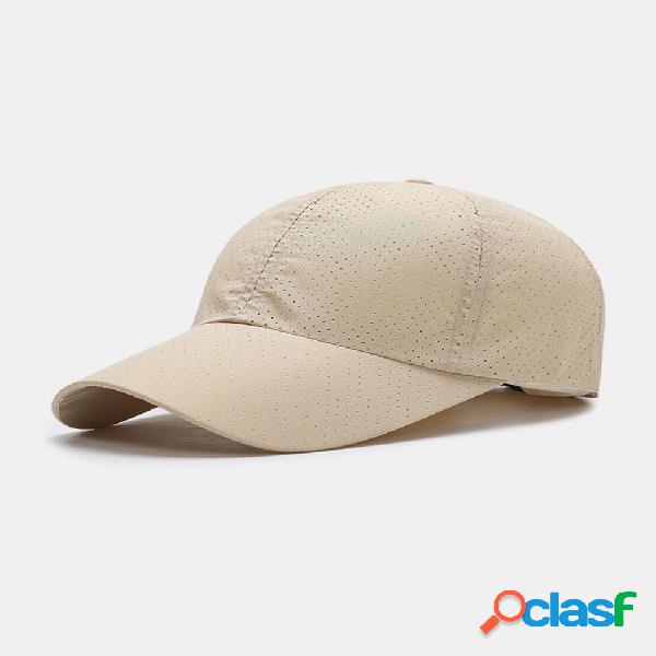 Malla transpirable ajustable de verano para hombre Sombrero