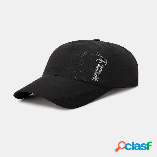 Malla transpirable de verano para hombre Sombrero Gorra de