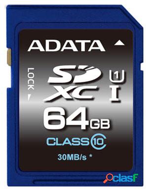 Memoria Flash Adata Premier, 64GB SDXC UHS-I Clase 10