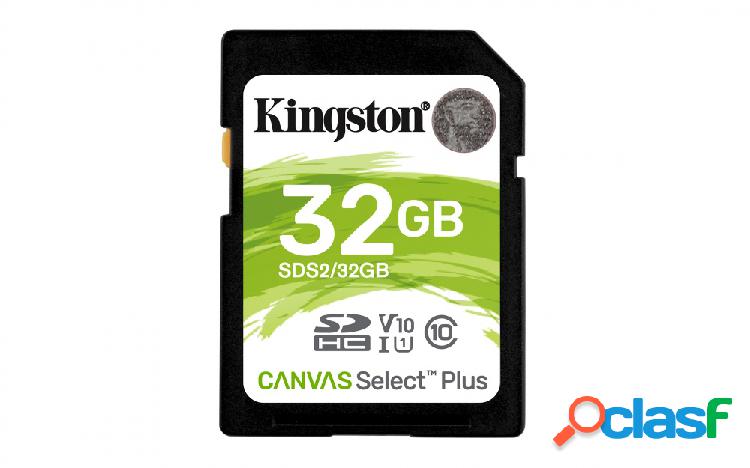 Memoria Flash Kingston Canvas Select Plus, 32GB SDXC UHS-I