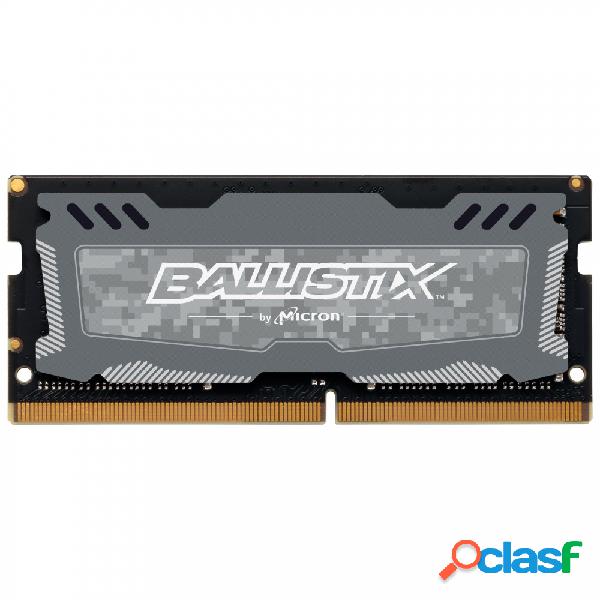 Memoria RAM Crucial Ballistix Sport LT DDR4, 2666MHz, 4GB,