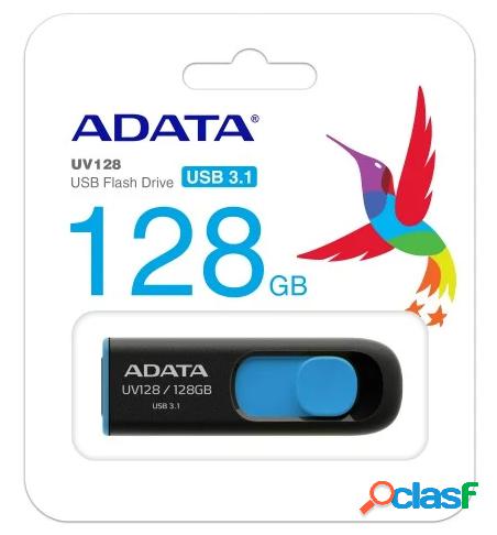 Memoria USB Adata Dashdrive UV128, 128GB, USB 3.0,