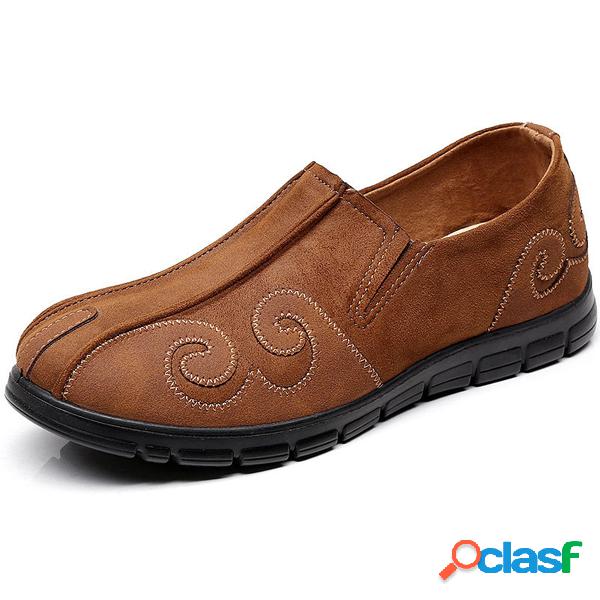 Mocasines transpirables de tejido para hombres