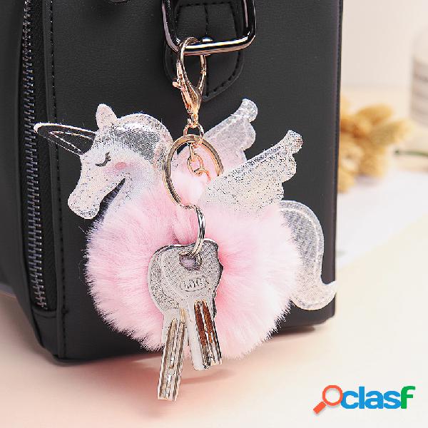 Mujer Unicornio de piel sintética Bolsa encanto lindo