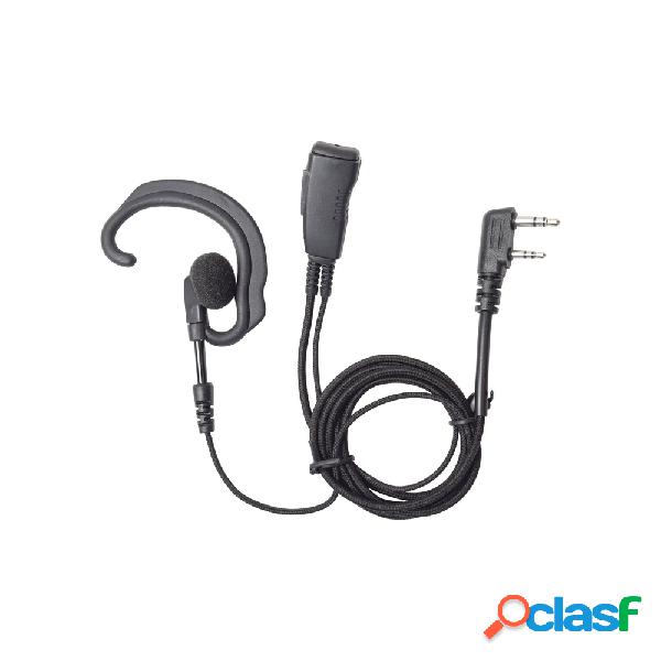 Pryme Micrófono con Solapa para Radio SPM-301EBF, Negro,