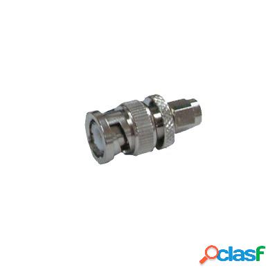 RF Industries Conector Coaxial en Linea SMA Macho - BNC