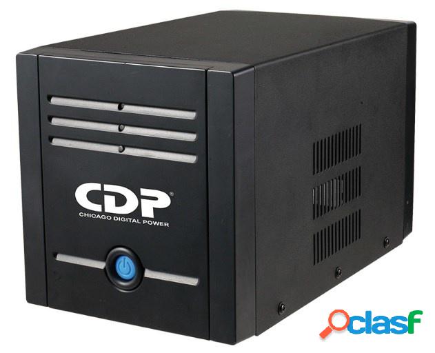 Regulador CDP AVR 2408, 1200W, 2400VA, 8 Contactos