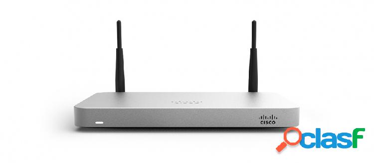 Router Cisco Meraki con Firewall MX64W, Inalámbrico, 200
