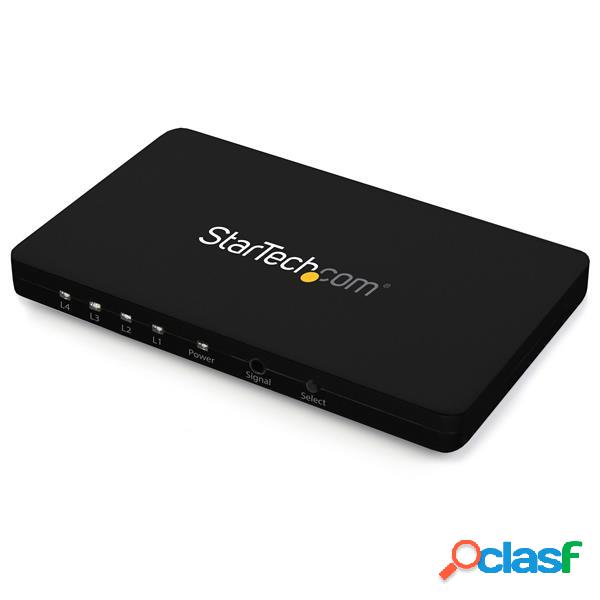 StarTech.com Switch Automático HDMI de 4 Puertos con
