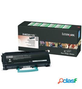 Tóner Lexmark Programa Retorno X463A11G Negro, 3500