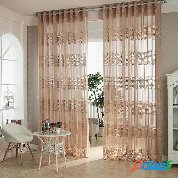 2 paneles de estilo europeo Jacquard respirante de