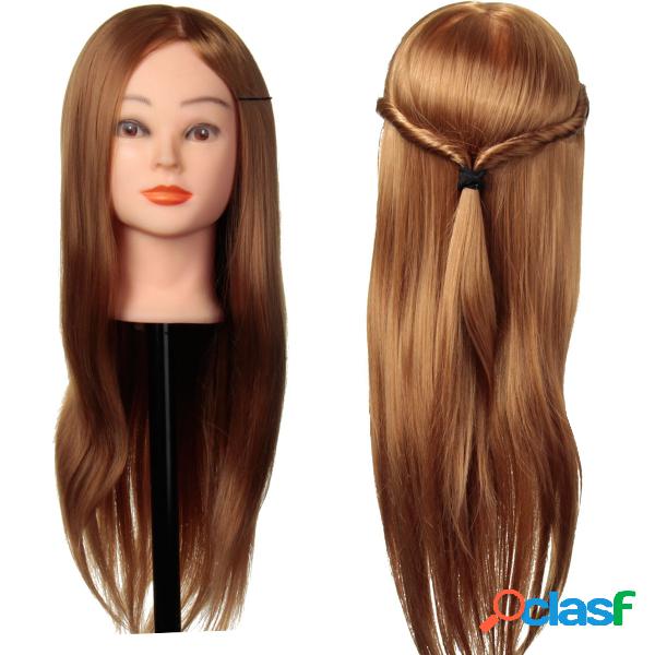 24 pulgadas 30% cabello humano real de peluquería de