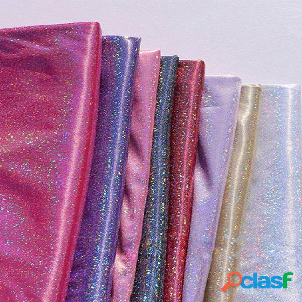 Decoración multicolor de tela brillante con láser Boda