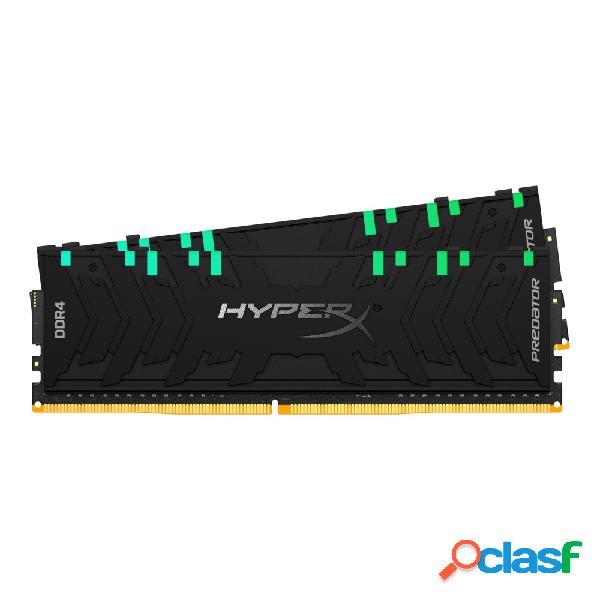 Kit Memoria RAM HyperX Predator RGB DDR4, 2933MHz, 16GB (2 x