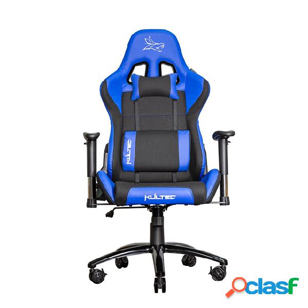 Kultec Silla Gamer Serie X, hasta 150kg, Negro/Azul