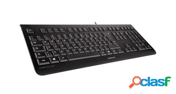 Teclado Cherry KC1000, Alámbrico, USB, Negro (Español)