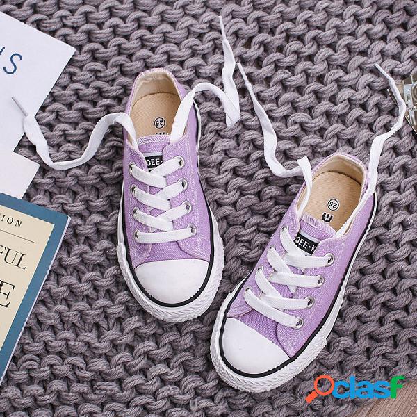 Zapatos planos casuales con cordones cómodos y cómodos de