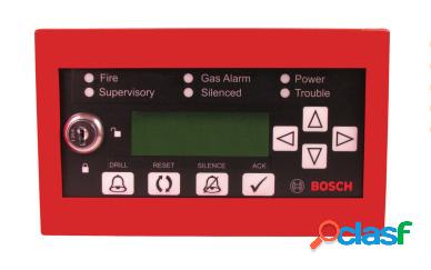 Bosch Teclado con Pantalla FMR-1000-RCMD, Alámbrico, Rojo