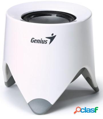 Genius Bocina Portátil SP-i165, Alámbrico, 2W RMS, Blanco