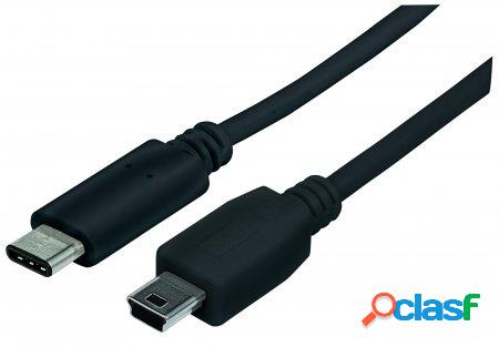 Manhattan Cable USB 2.0 de Alta Velocidad, USB C Macho -