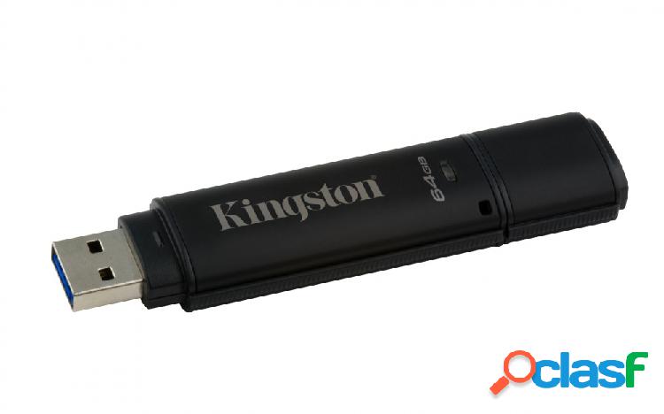 Memoria USB Kinsgton DataTraveler 4000G2, 64GB, USB 3.0,