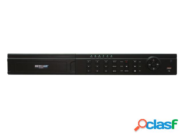 Meriva Technology NVR de 16 Canales MNVR-3816 para 2 Discos