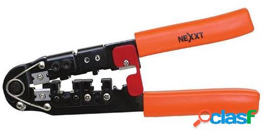 Nexxt Solutions Pinza Básica para Plug RJ-45, Negro/Naranja