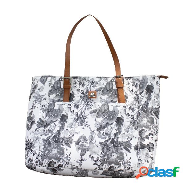 Skypeak Maletín LYA-115GR para Laptop 15.6", Gris/Blanco
