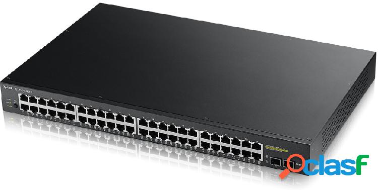 Switch ZyXEL Gigabit Ethernet GS1900-48HP, 48 Puertos