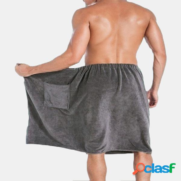 Albornoz para hombre Playa Toallas Magia Botón Pantalones