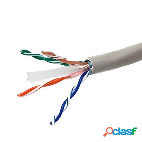 Ghia Bobina de Cable Cat6 UTP 4 Pares, 305 Metros, Gris