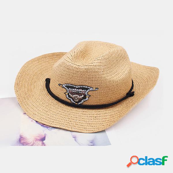 Hombres Unisex Western Cowboy Jazz Cap Inglaterra Retro