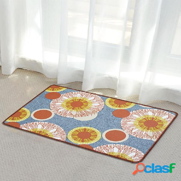 Hongbo Mandala Impreso Esteras Retro Flor Impreso Alfombra