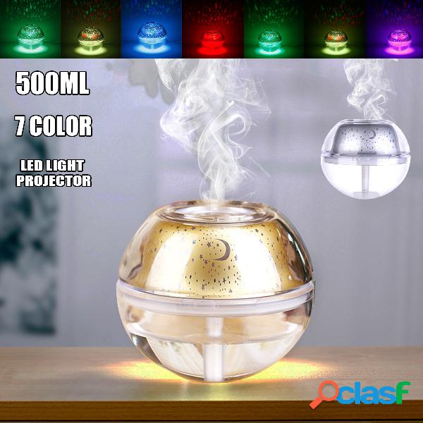 Humidificador USB Colorido Luz Cristal Humidificador